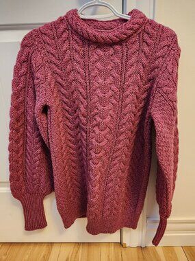 Aran Crafts 100% Merino Wool Sweater